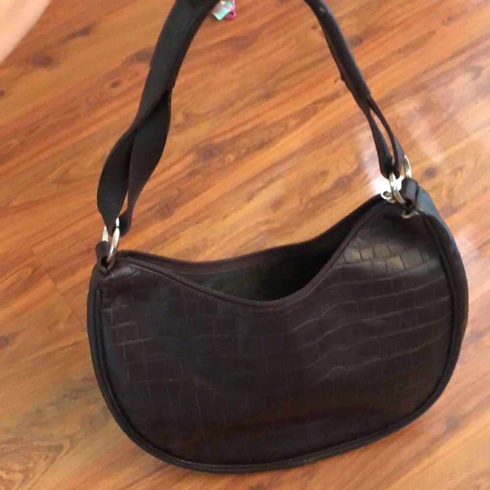 Maurizio TAIUTI Made in Italy leather hobo handbag.black - Picture 6 of 9